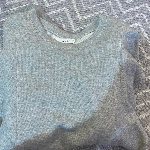 A.L.C. Tops - ALC gray ruffle shirt